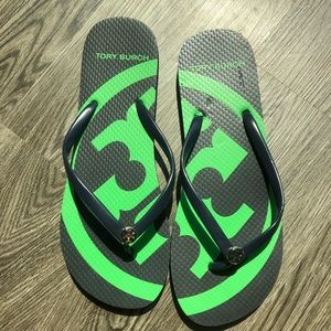 Tory Burch flip flops! New!